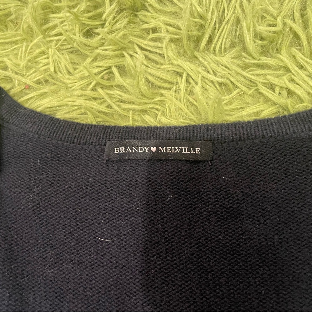 Brandy Melville Argyle Cardigan Sweater - Picture 3 of 4